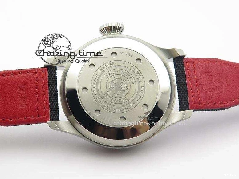 MIROTIME 0225 Big Pilot Real PR IW500432 DFB Limited Edition ZF 1:1 Best Edition On Black Nylon Strap A Fashionable 7276